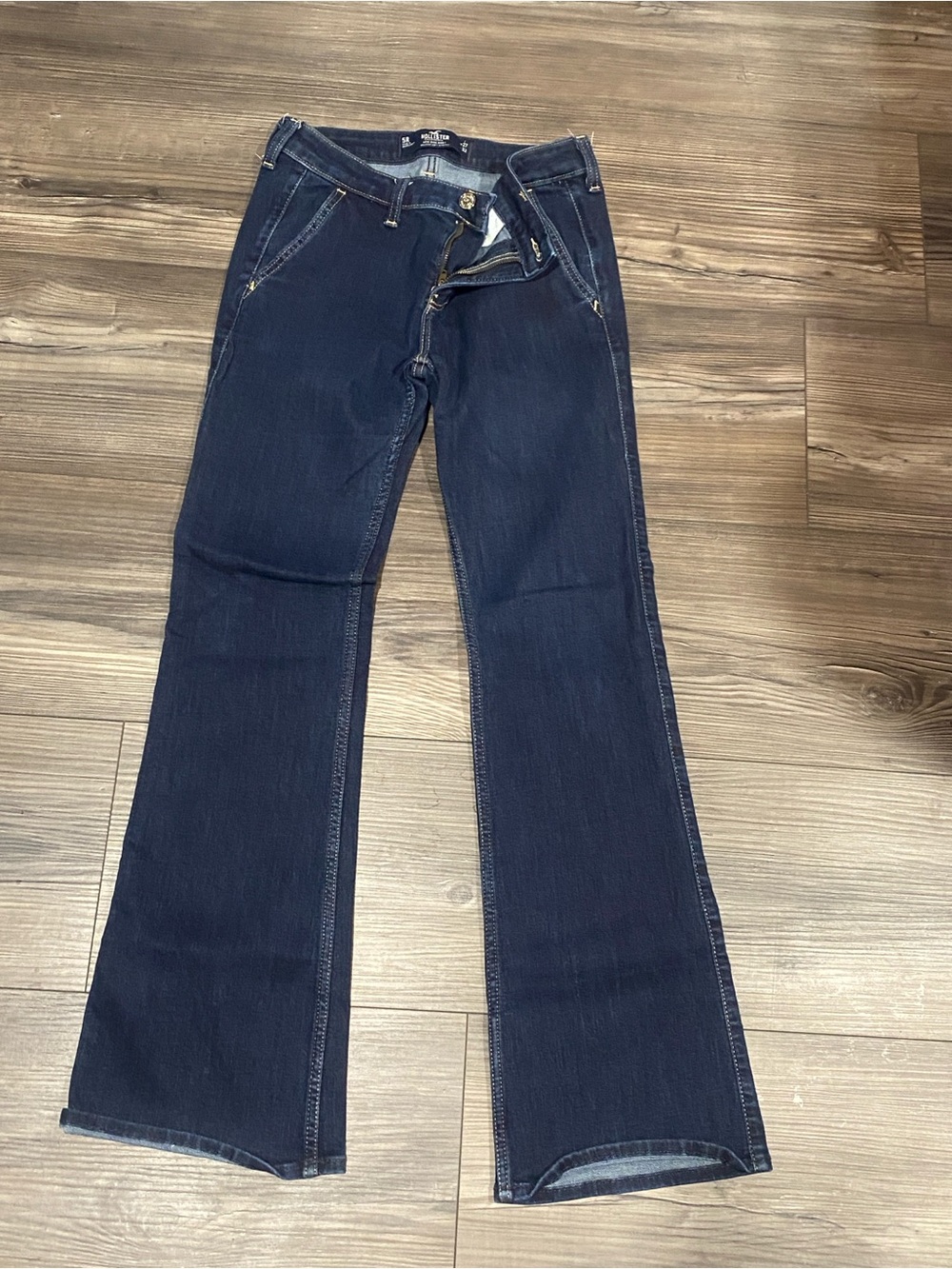 HollisterDatk Blue Women's Flare Jeans
